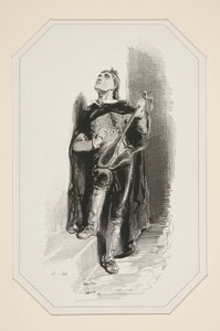 The Serenade by Paul Gavarni
