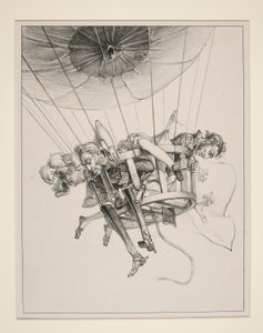 The Lost Balloon by Paul Gavarni