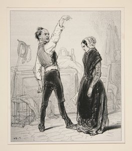 The Comedian Husband by Paul Gavarni