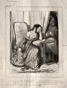 Les Actrices: Le Rôle by Paul Gavarni