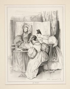 The Women. Journal of the Century. by Paul Gavarni