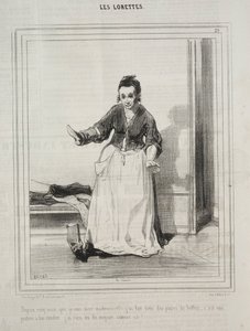 Les Lorettes, 1842 by Paul Gavarni