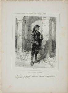 The English at Home: - Nothing, on my word!... by Paul Gavarni