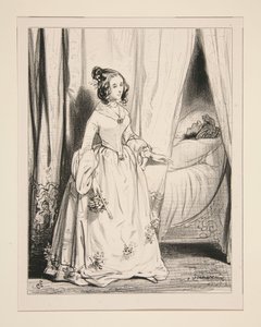 Husbands Are Very Ugly When Returning from the Ball... by Paul Gavarni