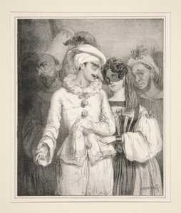 Masquerade by Paul Gavarni