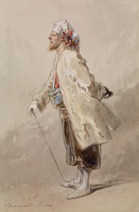 Man in Turkish Dress by Paul Gavarni