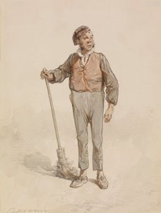 Man with Broom