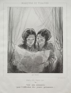 Masques et Visages by Paul Gavarni
