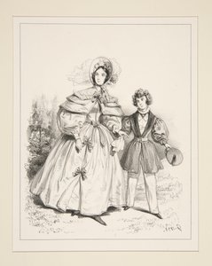 Morning Negligee. 1835. by Paul Gavarni