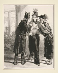 No. 32 - Be Quiet, Brat, Let Them Gossip by Paul Gavarni