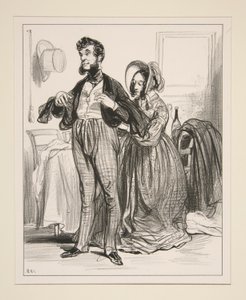 Where Are We Going? To the French? - We Are Playing Moliere! by Paul Gavarni