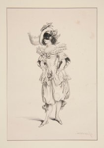 Pierrot by Paul Gavarni