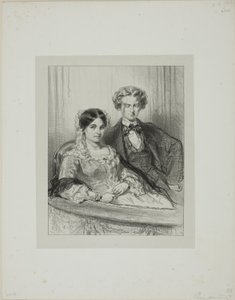 Here and There: Phèdre at the Théâtre-Français by Paul Gavarni