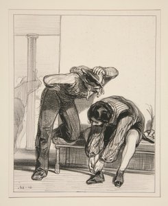 Lend Me Twenty Francs, Guillemain by Paul Gavarni