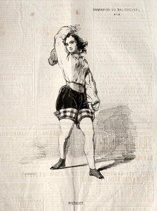 Souvenirs du Bal Chicard: Pistolet by Paul Gavarni