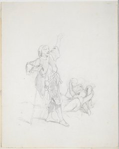 Study for Book Illustration by Paul Gavarni