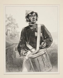 Village Drummer by Paul Gavarni