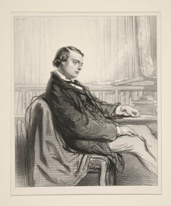 Theodore de Banville by Paul Gavarni