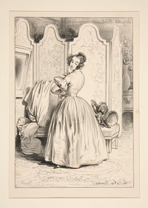 A Silk Dress by Paul Gavarni