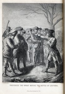 Frederick the Great before the Battle of Leuthen by Paul Haendler