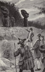 Examining the Statues on Easter Island