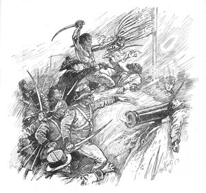 They Strove To Scale The Rampart, 1902 by Paul Hardy