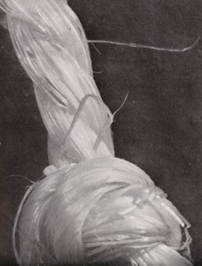 Knotted piece of cord