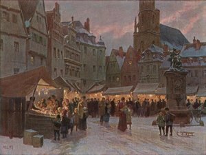 Christmas Market by Paul Hey