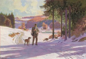 Christmas Morning in the Forest by Paul Hey