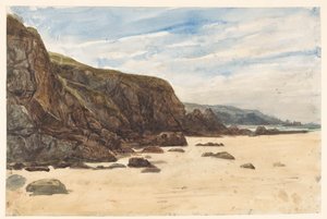 Les Roches Noires, near Villers by Paul Huet