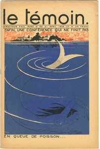 Cover for the Magazine The Temoin, Satirical in Colours, 21 April 1935 by Paul Iribe