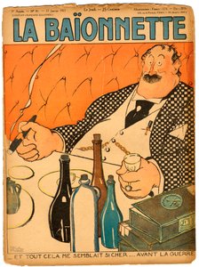 Cover of La Baionnette, Satirical in Colors