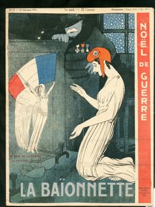 Cover of "La Baionnette", Satirical in Colors by Paul Iribe