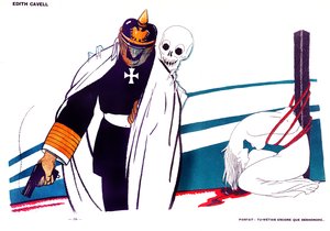 Death Telling Kaiser Wilhelm that He is Dishonoured by the Killing of Edith Cavell