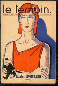 The Temoin, Satirical in Colours by Paul Iribe