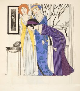 Three Empire Line Dresses from Les Robes de Paul Poiret, pub. 1908