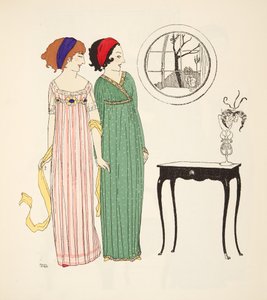Two empire line day dresses from Les Robes de Paul Poiret