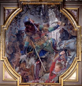 The Vision of Saint Hubert by Paul Jacques Aimé Baudry