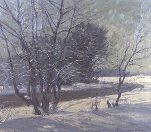 Winter Landscape by Paul Johann Walch