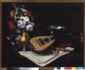 Still Life with Mandolin by Paul Joret