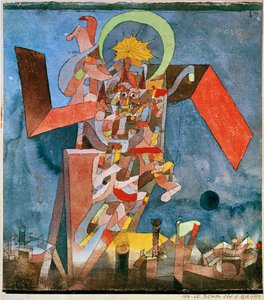 A Demon Above Boats by Paul Klee