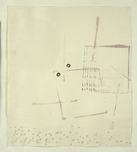 Also Here a Face by Paul Klee