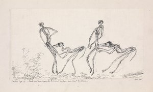 Candide, Chapter 16. While two monkeys followed them biting their buttocks, 1911 by Paul Klee