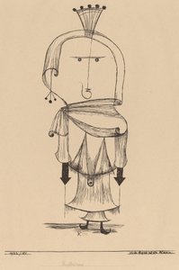 Witch with a Comb by Paul Klee