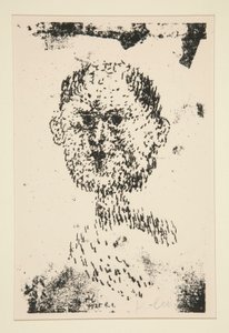 Head - Bearded Man by Paul Klee