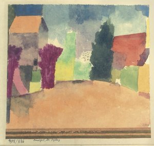 Country House Near Fribourg by Paul Klee