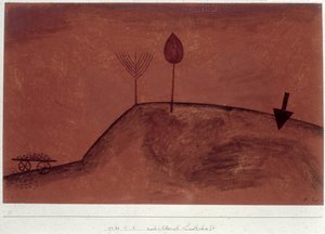 Landscape in Afterglow by Paul Klee
