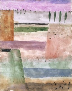 Landscape with Poplars