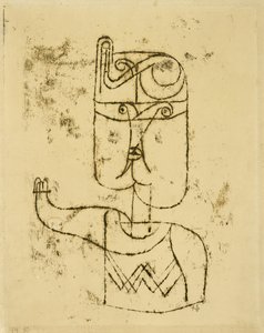 Mathematical Portrait, 1919 by Paul Klee