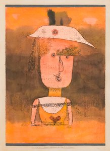Portrait of Frau P. in the South by Paul Klee